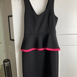 Black dress with papillon skirt